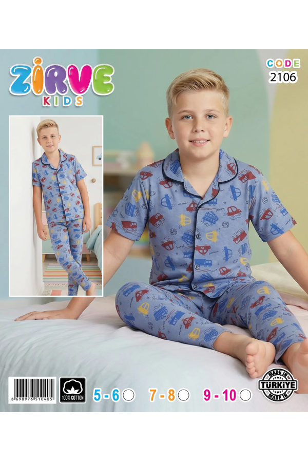 Zirve Erkek Çocuk Pijama Takımı 2106