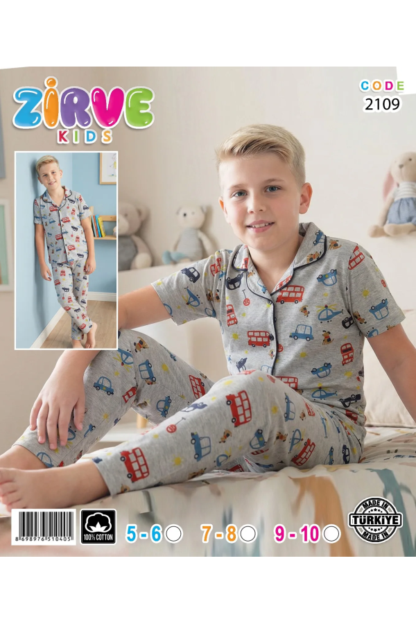 Zirve Erkek Çocuk Pijama Takımı 2109
