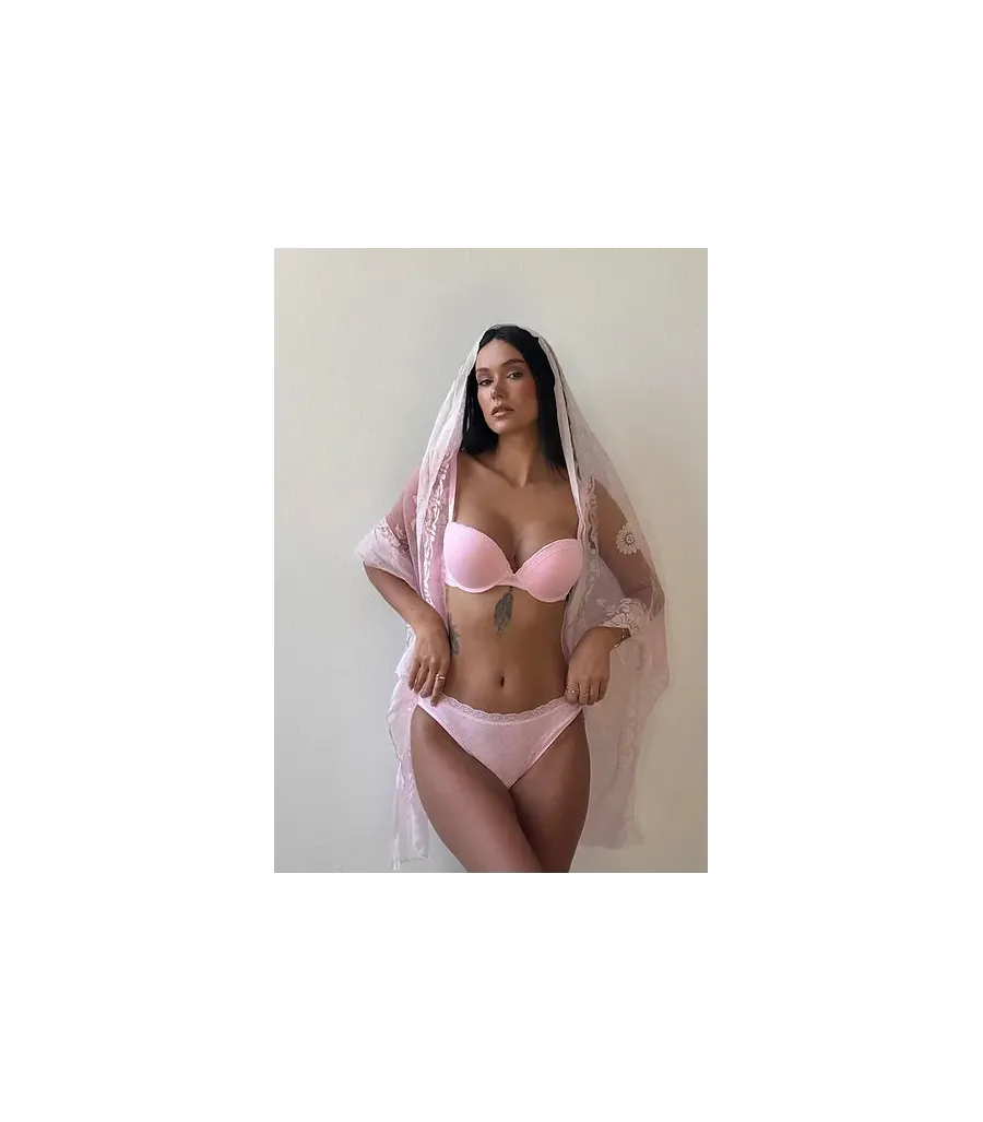 Cansoy Desteksiz 724 Sütyen Takım Pembe