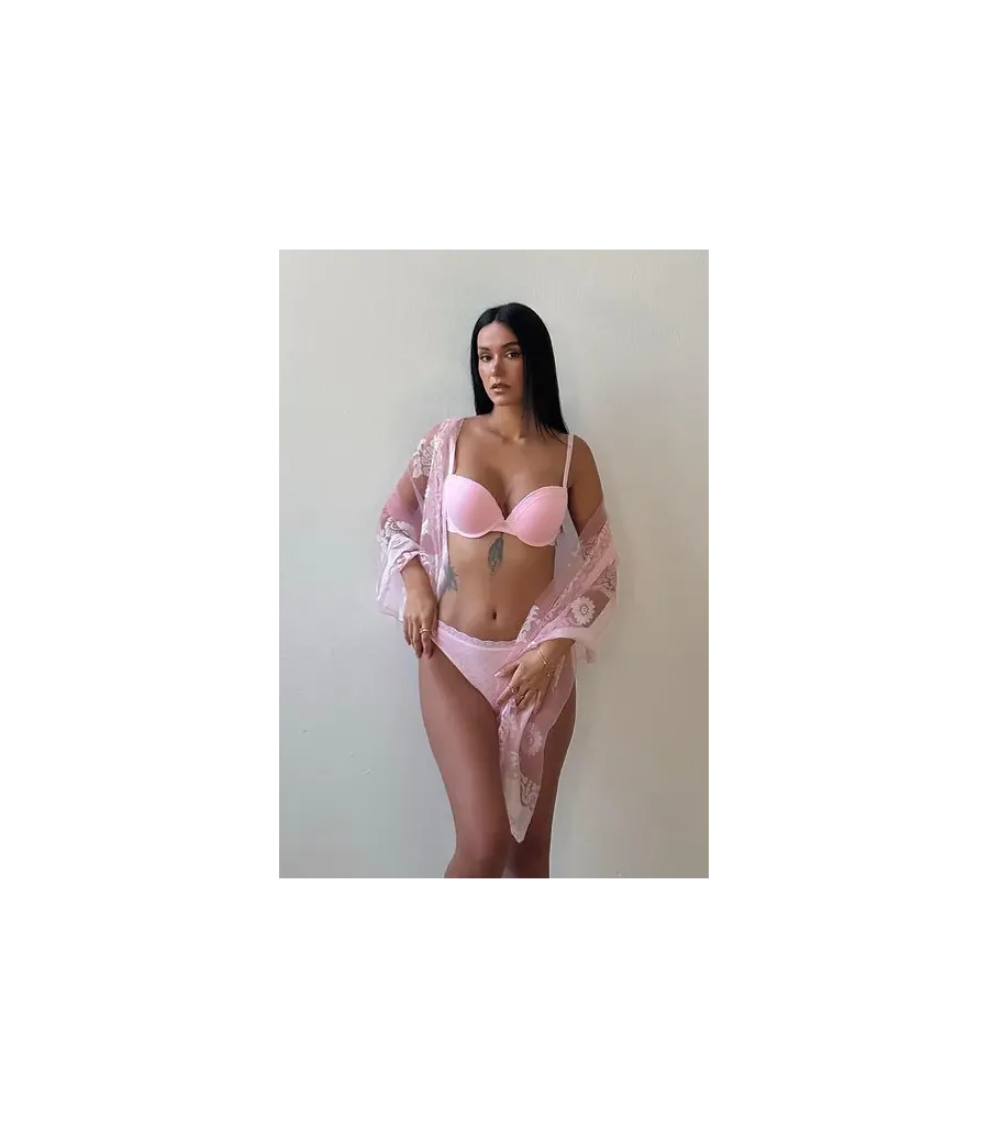 Cansoy Desteksiz 724 Sütyen Takım Pembe