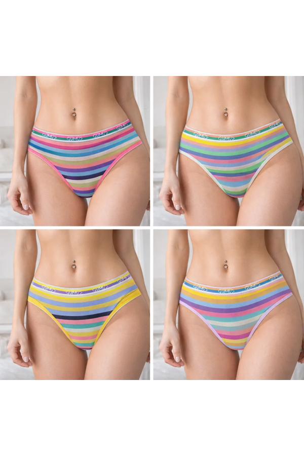 Gümüş İç Giyim Gökkuşağı Bikini