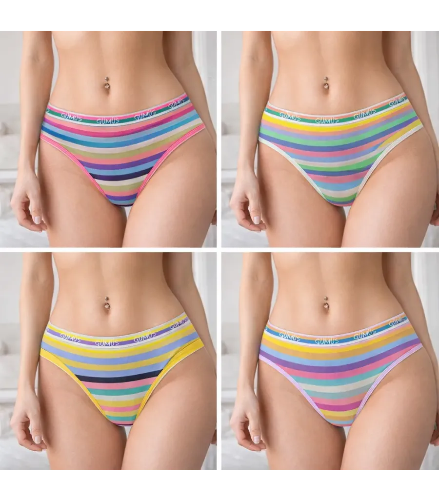 Gümüş İç Giyim Gökkuşağı Bikini