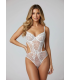 Love Secret Bodysuit Kapsız Beyaz