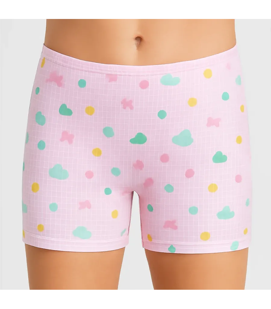 Berrak Kız Çocuk Boxer Short 3' Lü BRK 5655