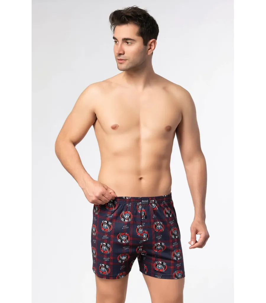 Berrak Erkek Penye Empirme Boxer Short