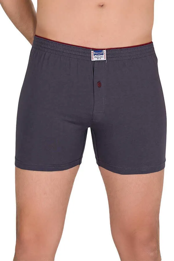 Berrak Erkek Renkli Penye Boxer Short