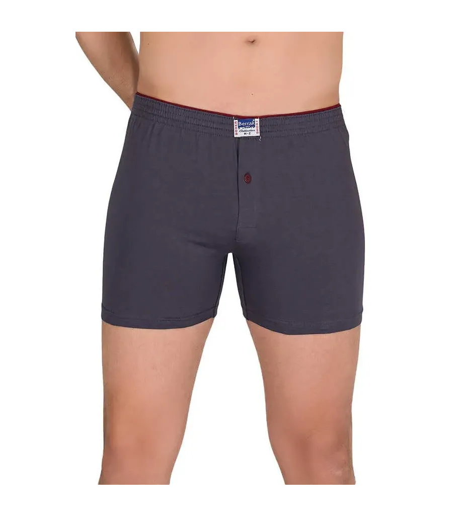 Berrak Erkek Renkli Penye Boxer Short