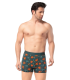 Berrak Erkek Lycralı Desenli Boxer Short