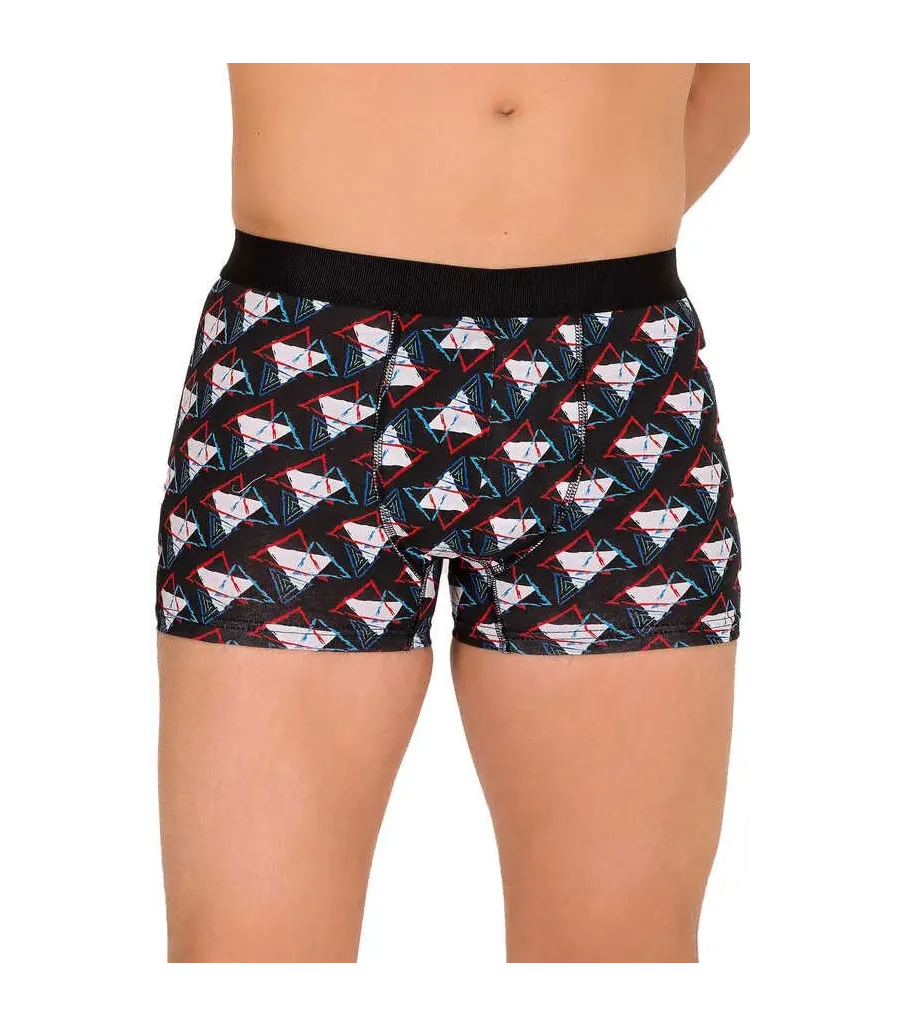 Berrak Erkek Lycralı Desenli Boxer Short