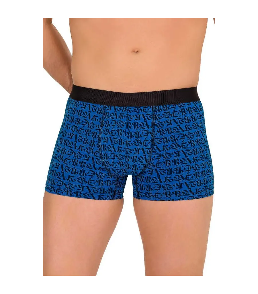 Berrak Erkek Lycralı Desenli Boxer Short