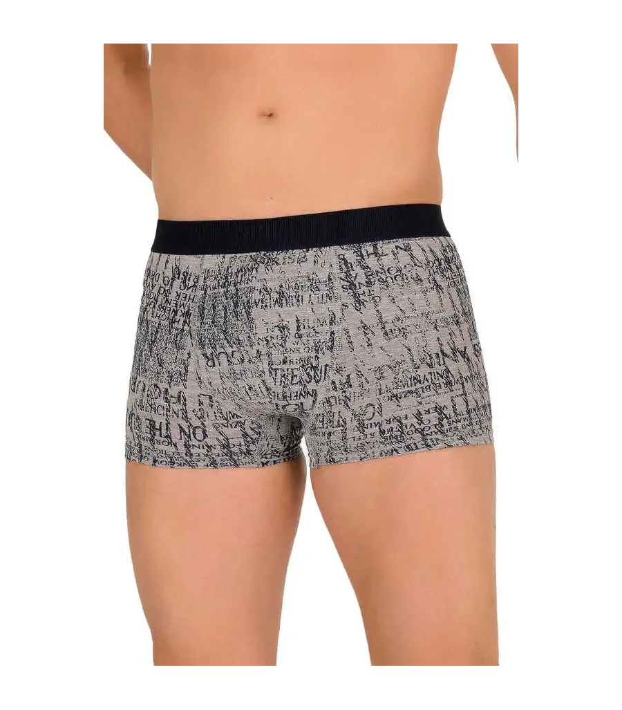 Berrak Erkek Lycralı Desenli Boxer Short