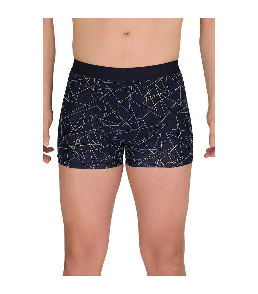 Berrak Erkek Lycralı Desenli Boxer Short