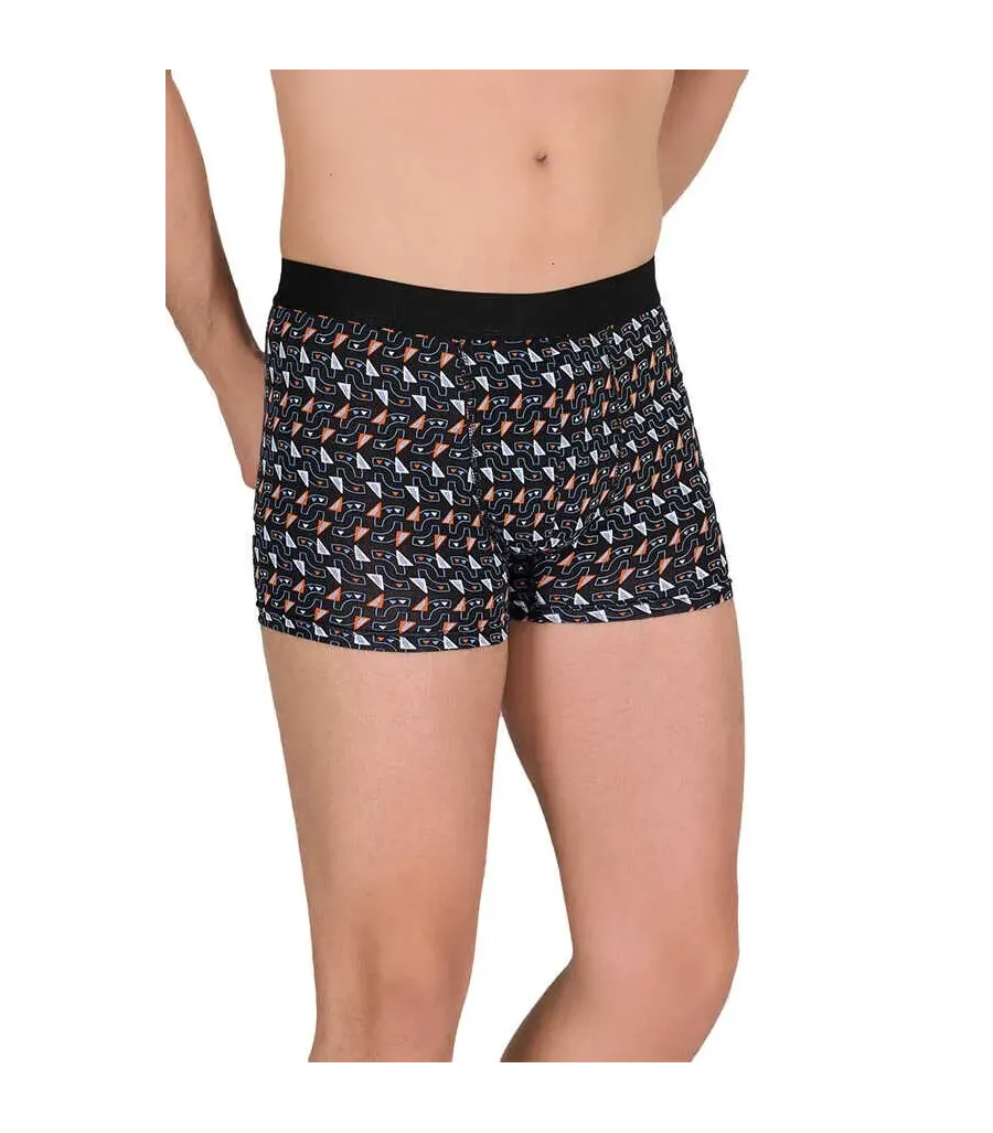 Berrak Erkek Lycralı Desenli Boxer Short