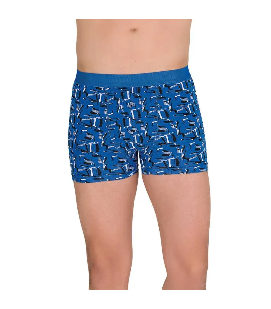 Berrak Erkek Lycralı Desenli Boxer Short