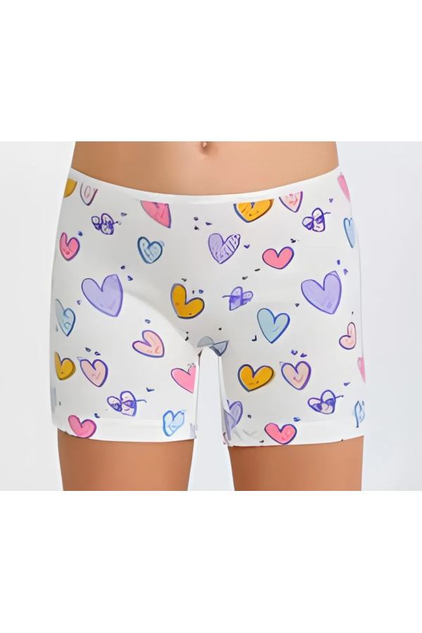 Berrak Kız Çocuk Boxer Short 3' Lü BRK 5661