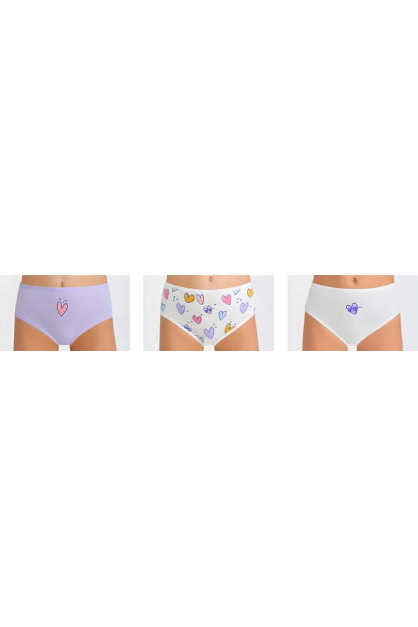 Berrak Kız Çocuk Bikini 3' Lü BRK 5662