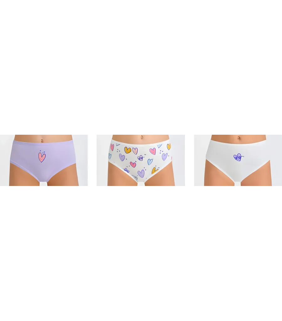 Berrak Kız Çocuk Bikini 3' Lü BRK 5662