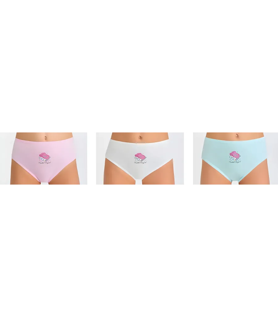 Berrak Kız Çocuk Bikini 3' Lü BRK 5665