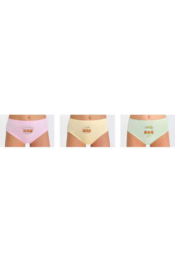 Berrak Kız Çocuk Bikini 3' Lü BRK 5668