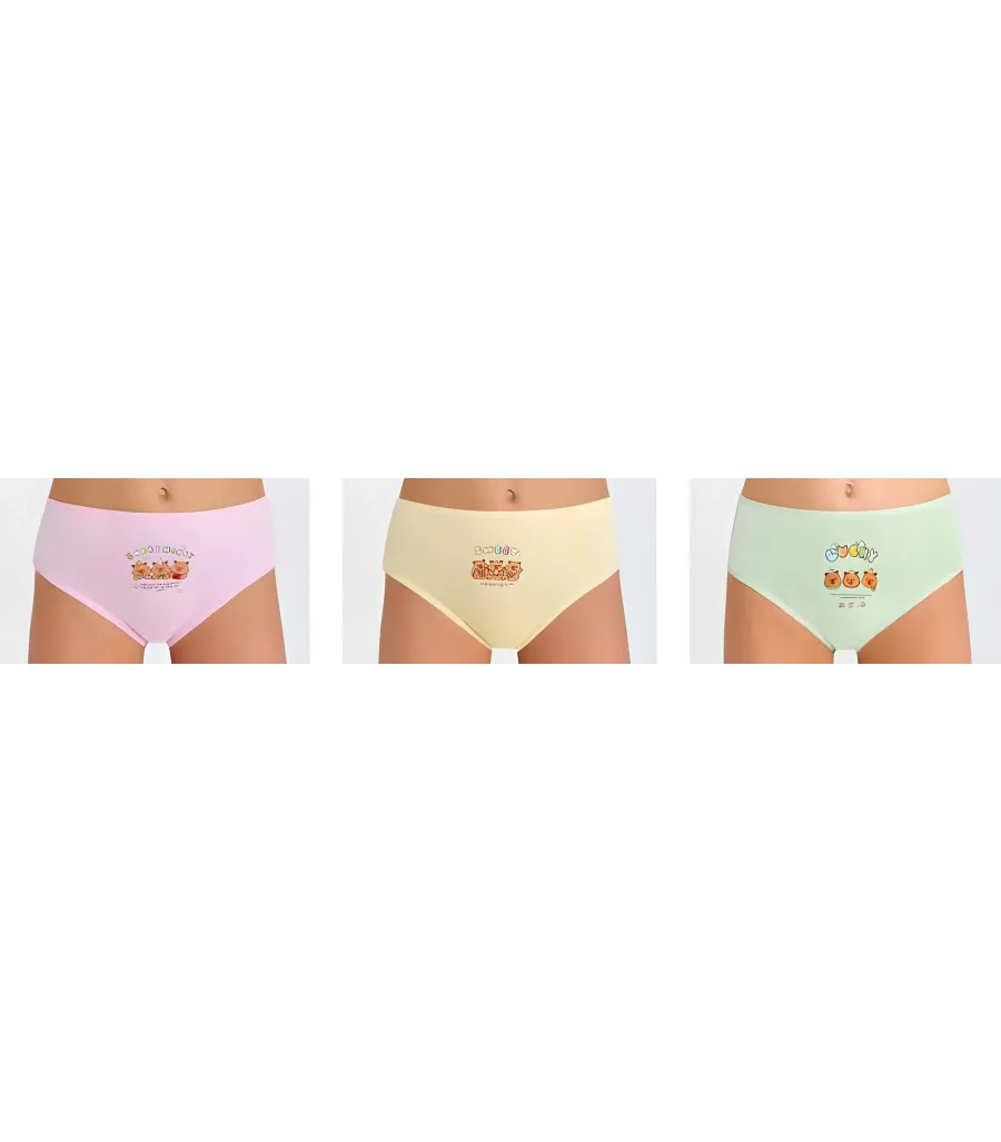 Berrak Kız Çocuk Bikini 3' Lü BRK 5668