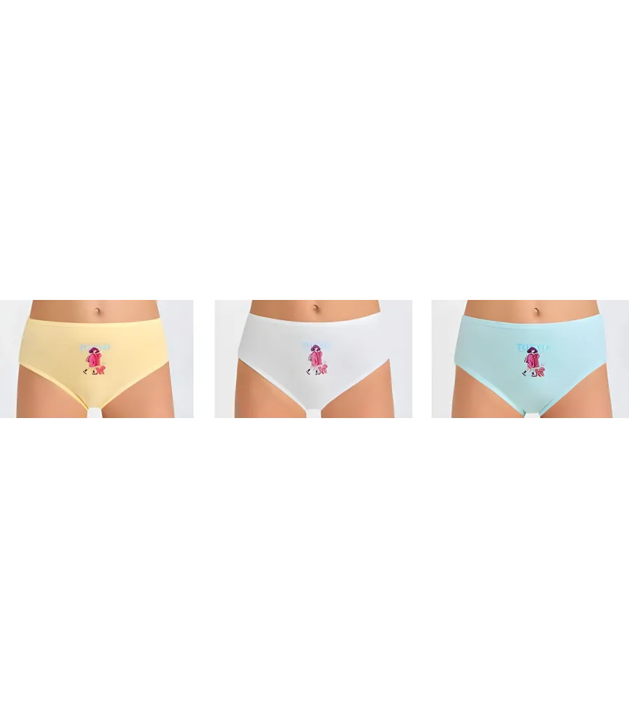 Berrak Kız Çocuk Bikini 3' Lü Berrak 5650