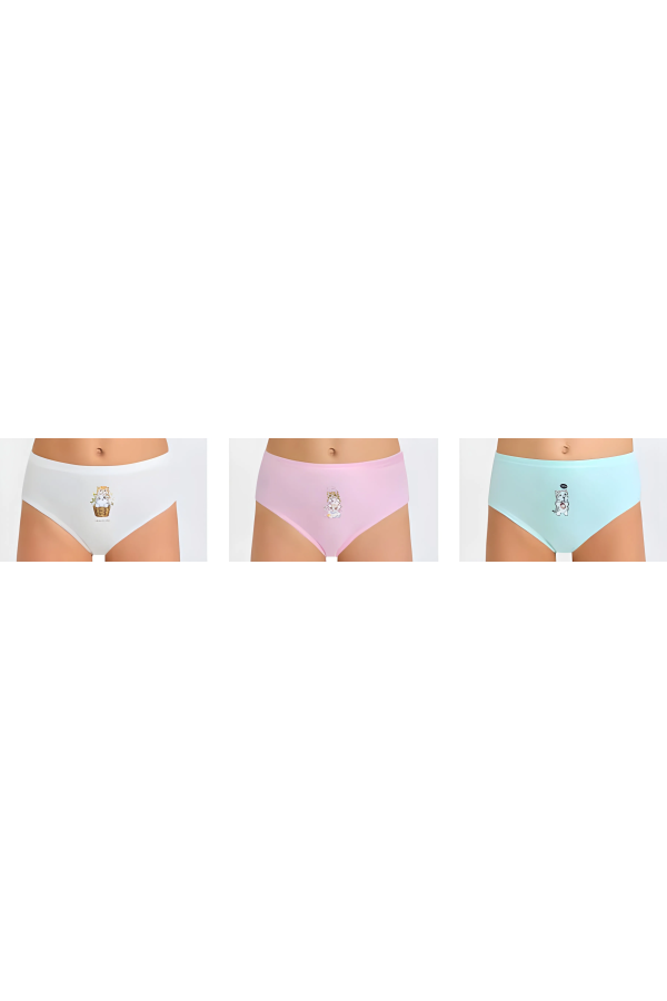 Berrak Kız Çocuk Bikini 3' Lü Berrak 5653
