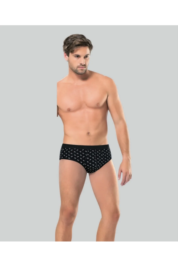 Anıt Baskılı Erkek Slip