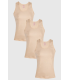 Ceylanoğlu 6 Lı Ten Ribana Biyeli Geniş Askılı Atlet Ten
