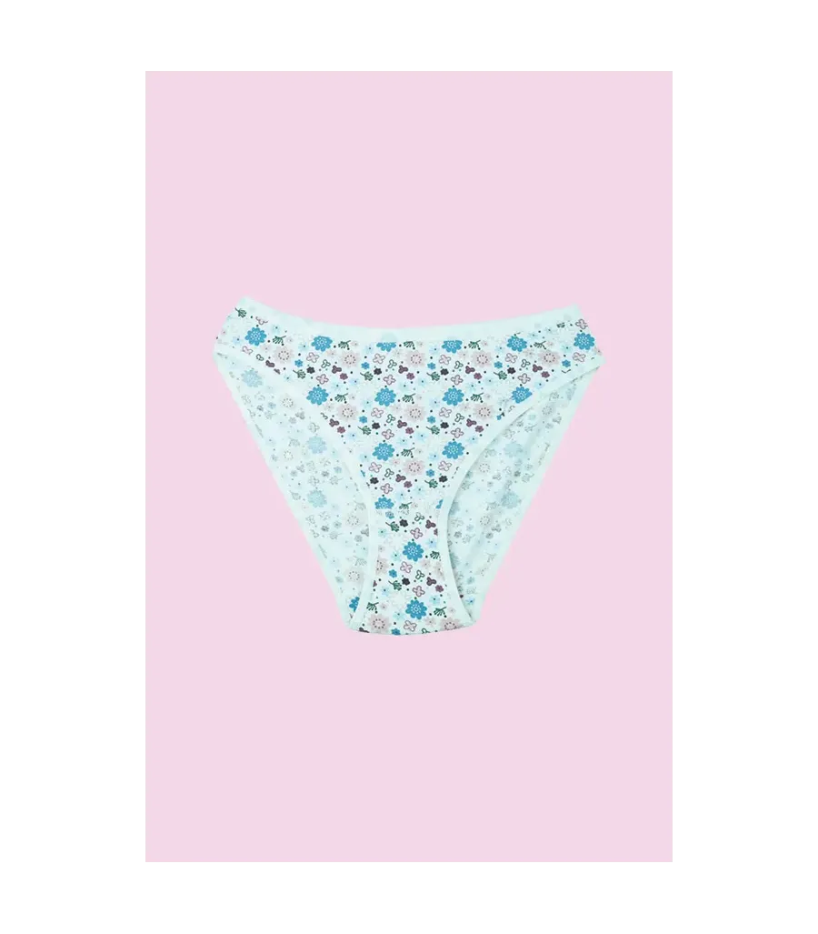Ceylanoğlu Likralı Emprime Bikini Emprime