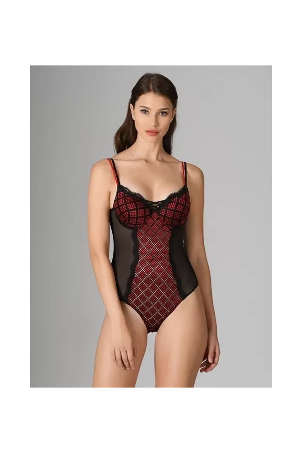 Toptan NBB Dantelli Tül Body