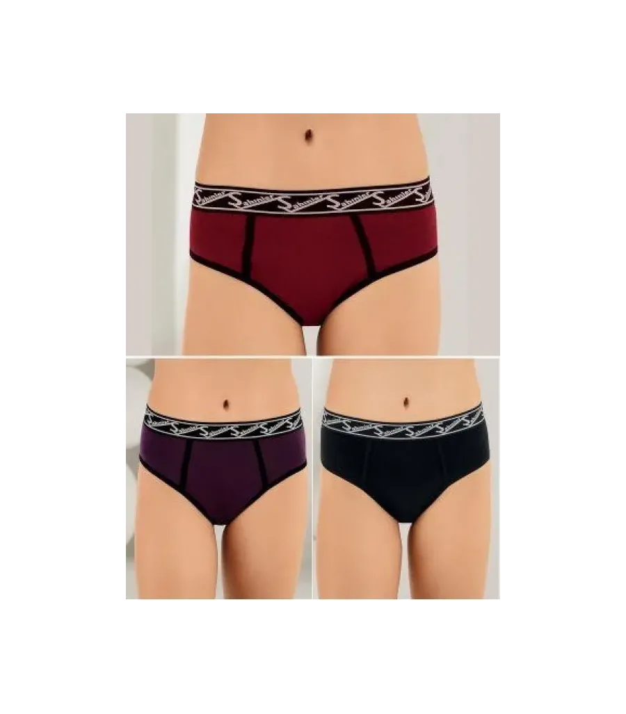 Şahinler Lıkralı Biyeli Slip Bordo ( 6 Lı Paket )