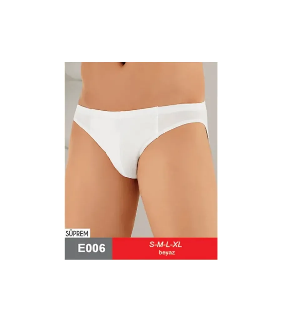 Şahinler Penye Bikini Slip Beyaz