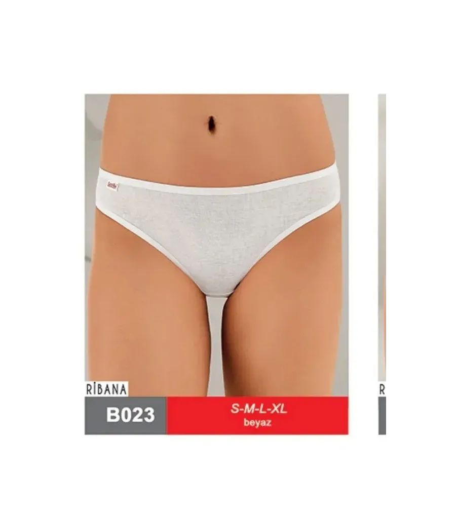 Şahinler Ribana Düşük Bel Bikini Beyaz