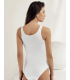 Şahinler Lıkralı Kalın Askılı Çıtçıtlı Body Beyaz