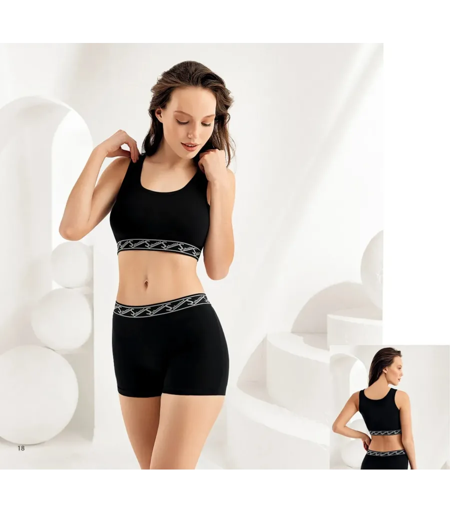 Şahinler 2 Li Tk - Spor Atlet + Spor Şort Siyah
