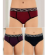 Şahinler Lıkralı Biyeli Slip Bordo ( 6 Lı Paket )