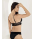 Şahinler Dantelli Desteksiz Bralet Takım Siyah