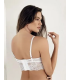 Şahinler Bralet Sütyen Uzun Desteksiz Beyaz