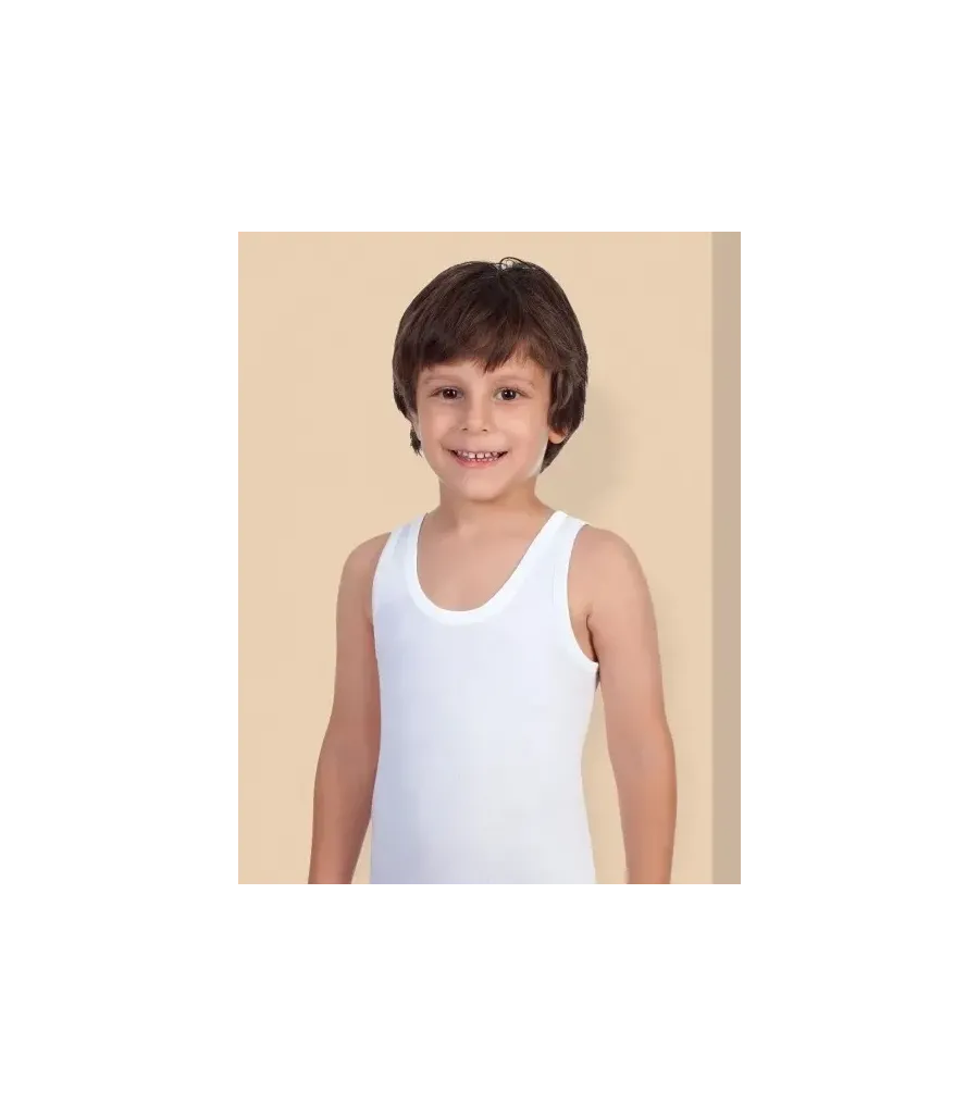 Şahinler Çocuk Ribana Atlet Beyaz