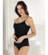 Şahinler Lıkralı İp Askılı Çıtçıtlı Body Siyah