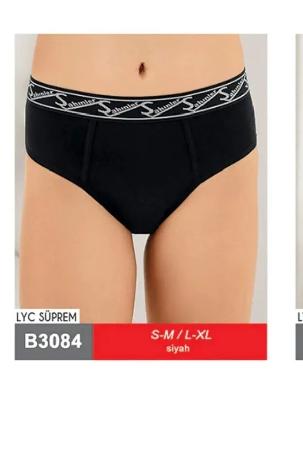 Şahinler Lıkralı Biyeli Slip Siyah