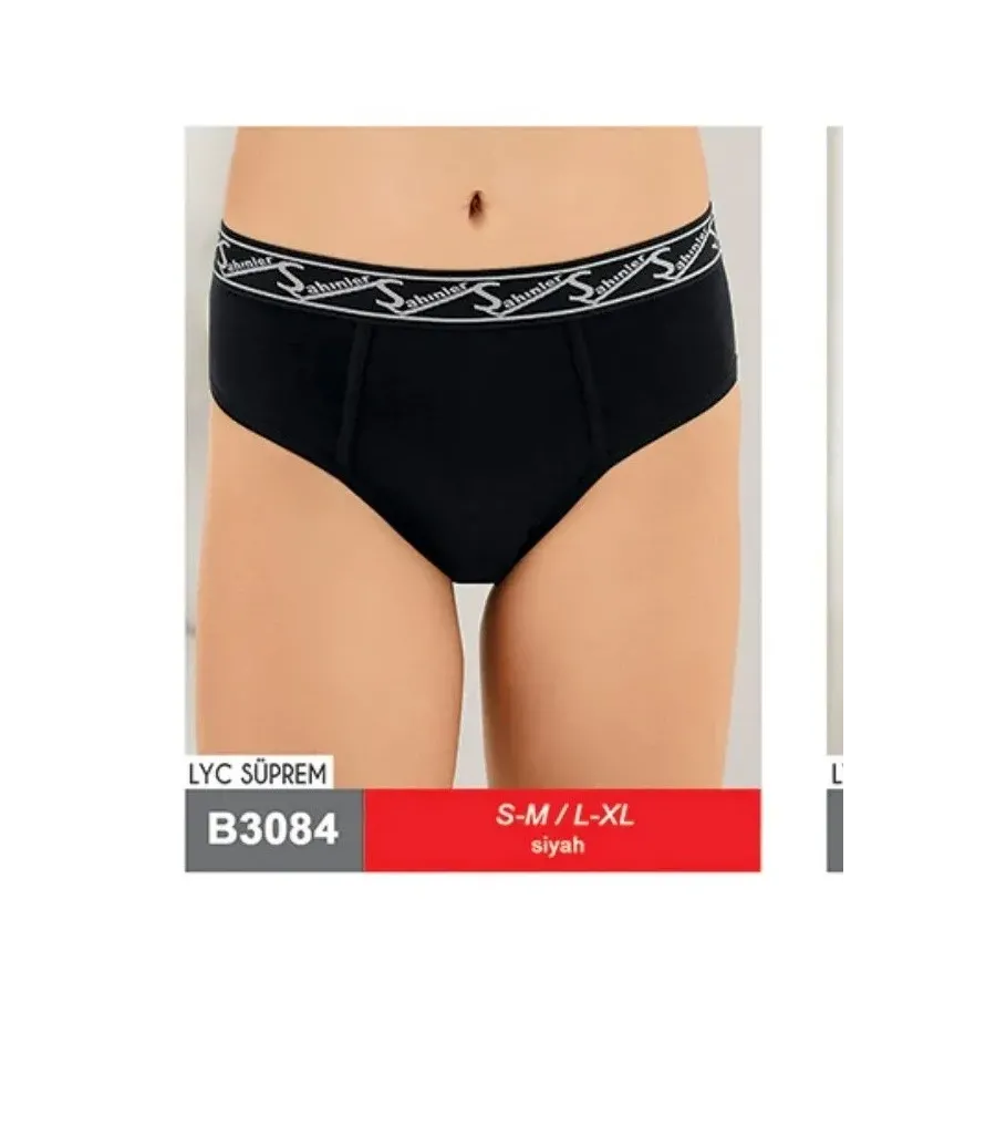 Şahinler Lıkralı Biyeli Slip Siyah