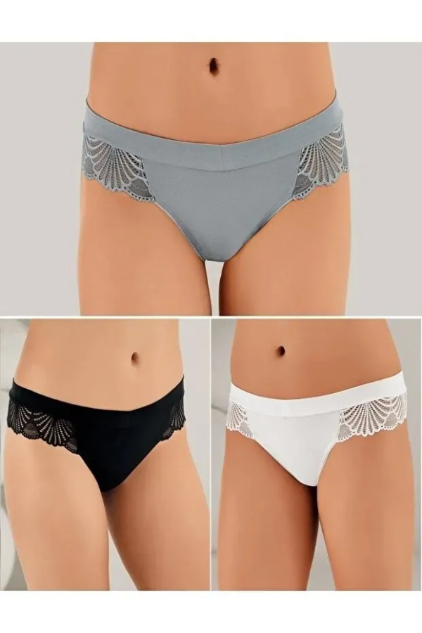 Şahinler Lıkralı Dantelli Tanga ( 6 Lı Paket )