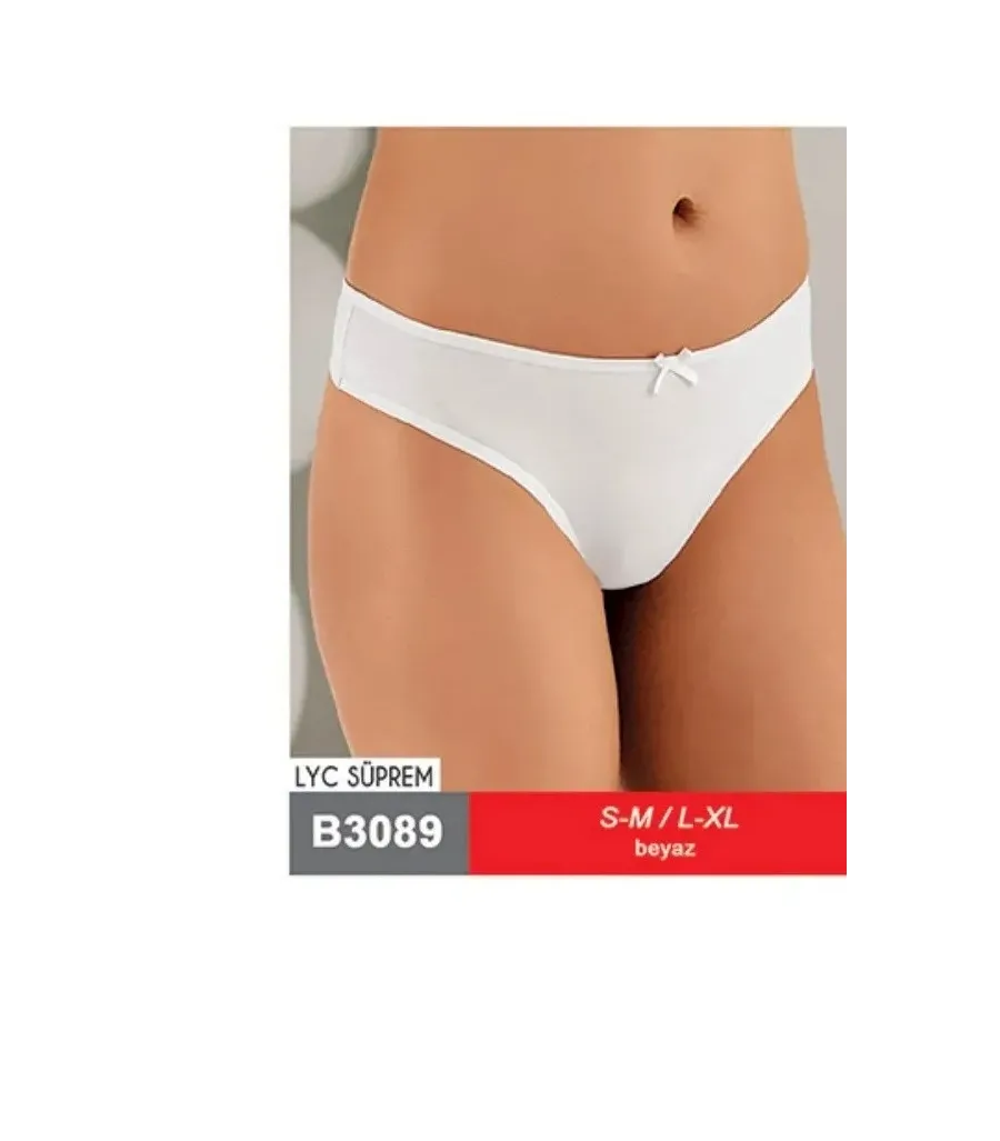 Şahinler Lıkralı Düz Tanga Beyaz