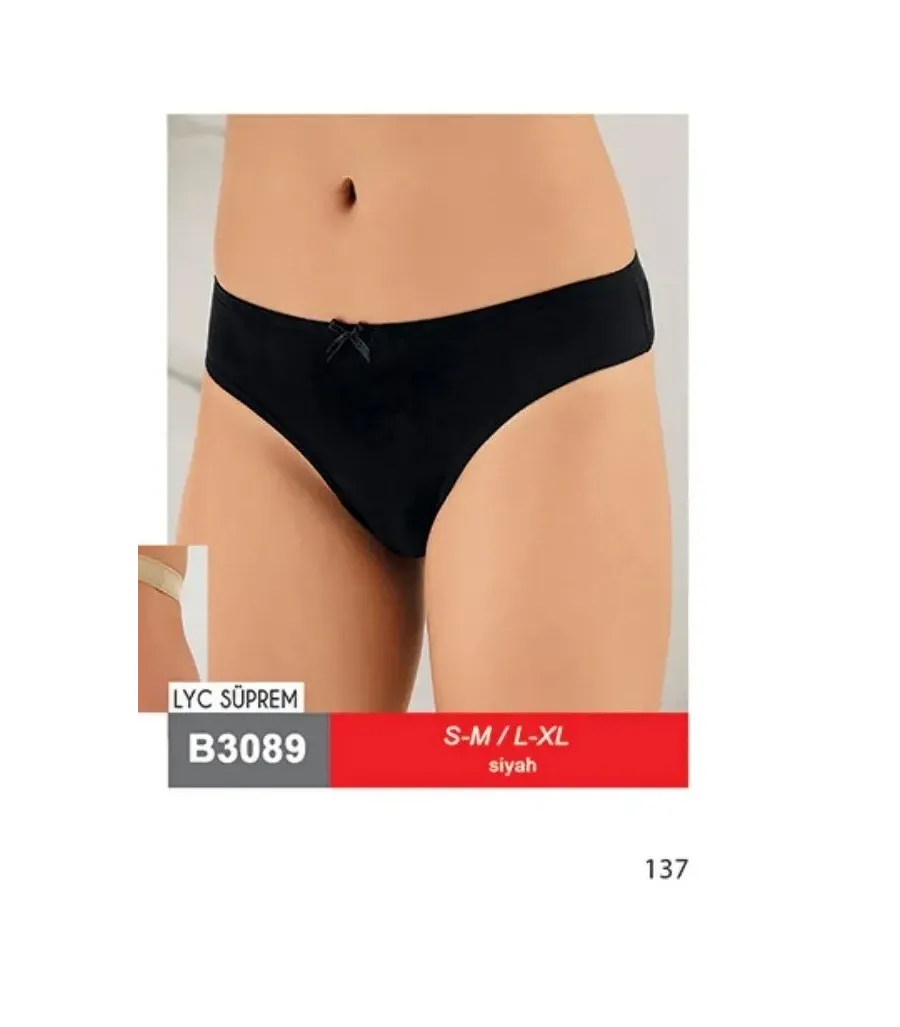Şahinler Lıkralı Düz Tanga Siyah