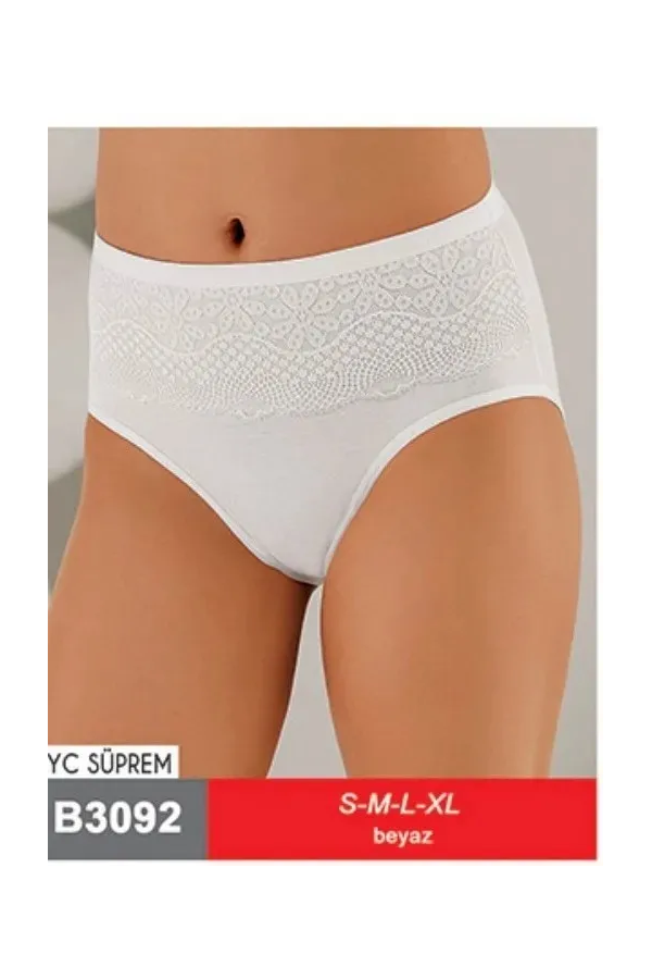 Şahinler Dantelli Bato Slip Beyaz
