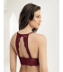 Şahinler Kaplı Bralet Desteksiz Sütyen Bordo