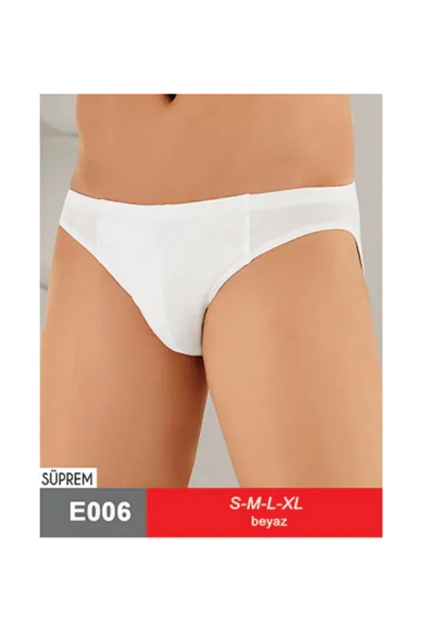 Şahinler Penye Bikini Slip Beyaz