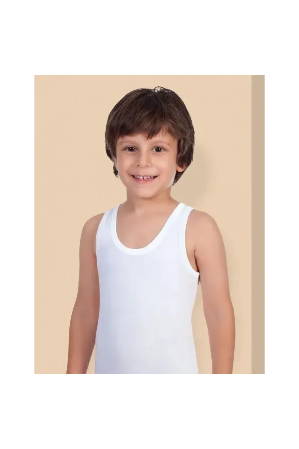 Şahinler Çocuk Ribana Atlet Beyaz
