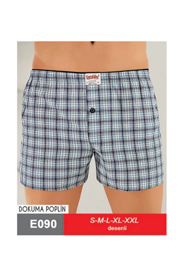 Şahinler Poplin Boxer Desenli
